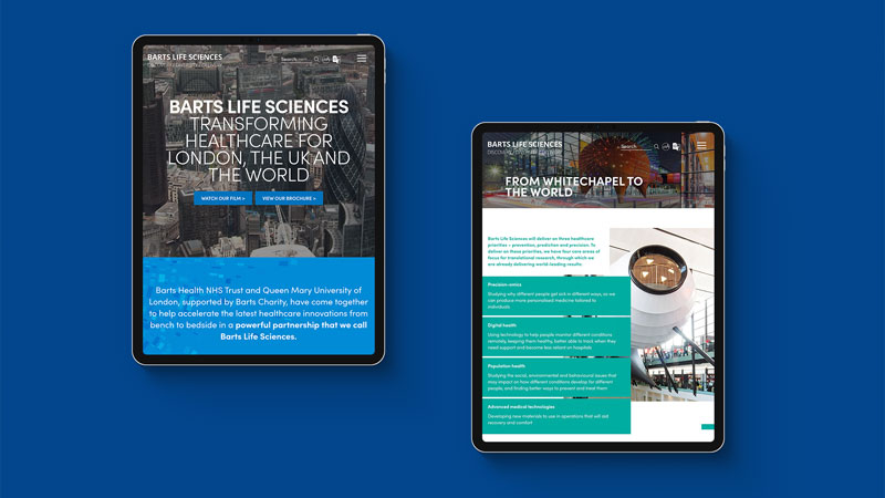 barts life sciences website